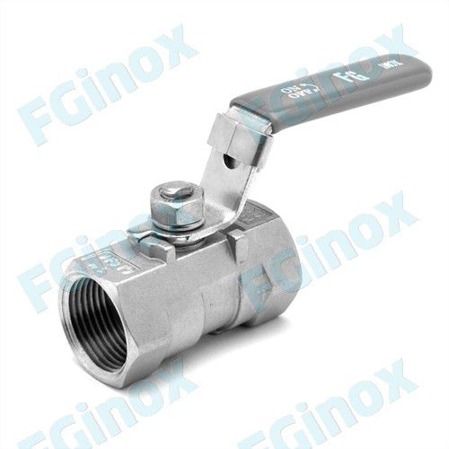 Vanne à boisseau sphérique - 4RBRF12 - FG INOX - à levier / femelle-femelle / monobloc