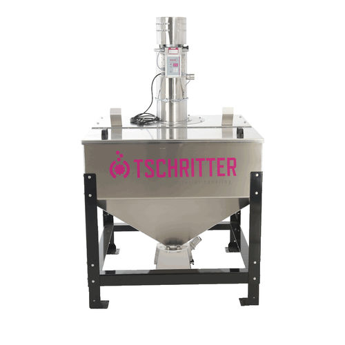 Silo à fond conique - Tschritter GmbH - à granulat / pour matières plastiques / en métal