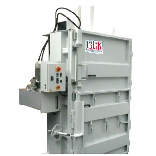 Presse à balles pour carton - SAM 400 - BLIK - verticale / à chargement frontal