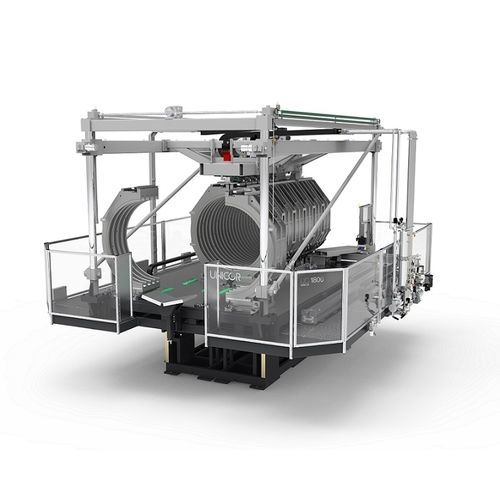 Anneleuse pour la production de tubes annelés - UC 1800 - UNICOR GmbH  - pour tubes annelés à double paroi / pour ligne d'extrusion