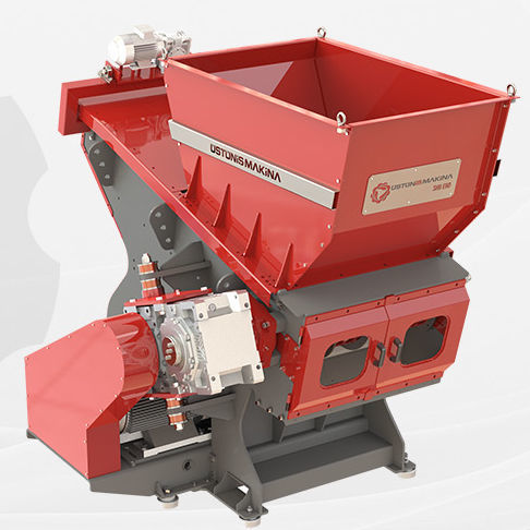 Déchiqueteur à 1 arbre - Eco  - Üstün is Makina Sanayi Ticaret Ltd. Sti. - pour le bois / papier / pour carton
