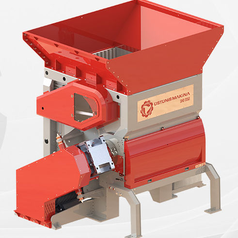 Déchiqueteur à 1 arbre - S series - Üstün is Makina Sanayi Ticaret Ltd. Sti. - papier / pour carton / plastique
