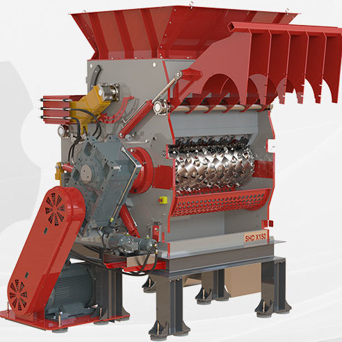 Déchiqueteur à 1 arbre - X series - Üstün is Makina Sanayi Ticaret Ltd. Sti. - papier / pour carton / plastique