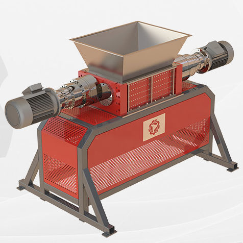Déchiqueteur à 2 arbres - Üstün is Makina Sanayi Ticaret Ltd. Sti. - pour le bois / papier / pour carton