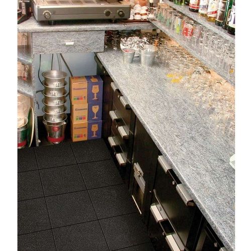 Dalle en caoutchouc - MB series - IDS - modulaire / pour zones à trafic lourd / ergonomique