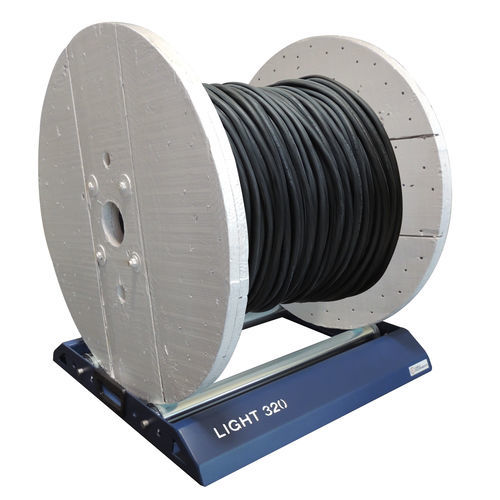 Dérouleur pour touret - LIGHT 320&reg; - CABLE EQUIPEMENTS - manuel / à rouleaux / mobile