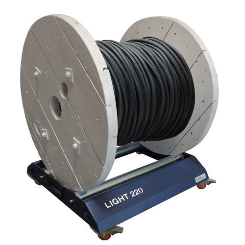 Dérouleur pour touret - LIGHT 220R - CABLE EQUIPEMENTS - manuel / à rouleaux / portable