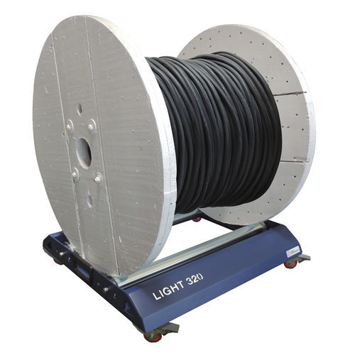 Dérouleur pour touret - LIGHT 320R - CABLE EQUIPEMENTS - manuel / à rouleaux / portable