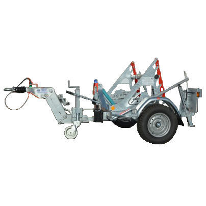 Remorque porte tourets - RD 150 - CABLE EQUIPEMENTS - pour transport et pose de câbles / à 1 essieu / tractée