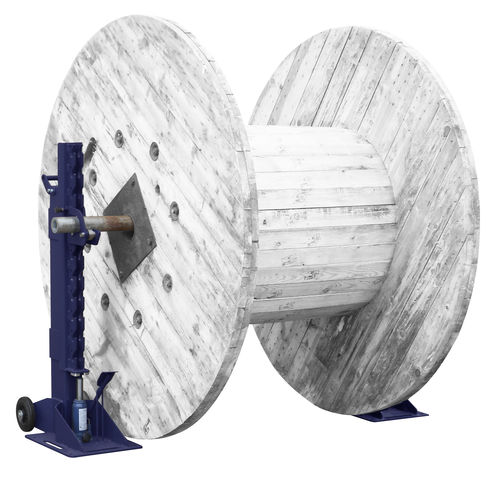 Dérouleur pour touret - AXO6000 - CABLE EQUIPEMENTS - manuel / avec axe / pour forte charge