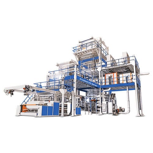 Ligne d'extrusion 7 couches - Magnate - Windsor Machines Limited  - 9 couches / de film par gonflage / pour thermoplastiques