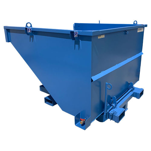 Benne basculante pour déchets - BBA1500-4218 - MANERGO - pour chariot élévateur / avec roues