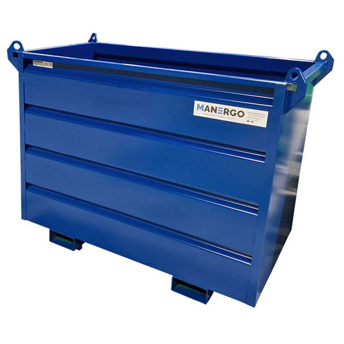 Benne basculante pour produits en vrac - BTR1000-4272 - MANERGO - pour déchets industriels