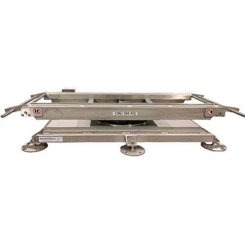 Table tournante électrique - PT050-140-080-285-4264 - MANERGO - entraînée par moteur / horizontale / de chargement