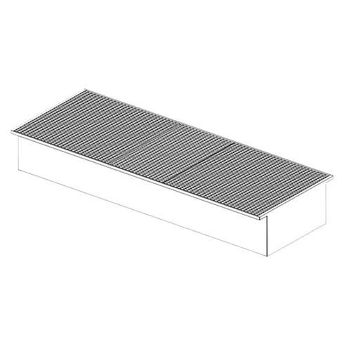 Bac de rétention en acier galvanisé - BARS3260/1500 - MANERGO - pour rayonnage / en maille / en acier peint