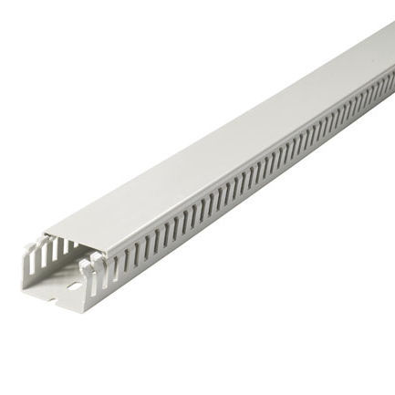Goulotte de câblage - GF-DIN-SH-A7/5 - SES-STERLING - en plastique / rainurée