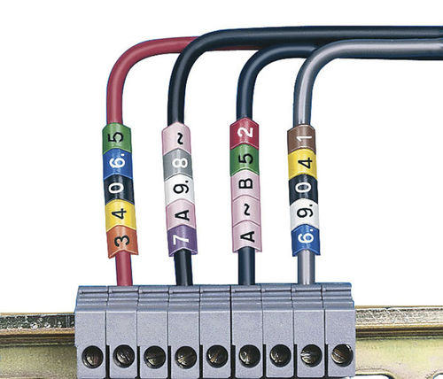 Clip de câbles - PLIO-V-MARKERS - SES-STERLING - en PVC / de repérage