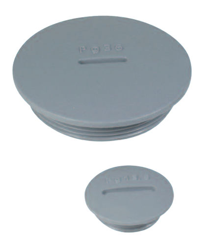 Bouchon rond - PLIO-BC - SES-STERLING - fileté / en PA6 / d'obturation