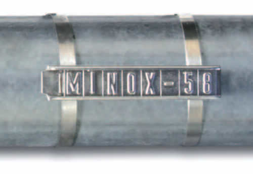 Étiquette d'identification - PLIOMARK MINOX series  - SES-STERLING - en acier inoxydable / pour l'industrie chimique