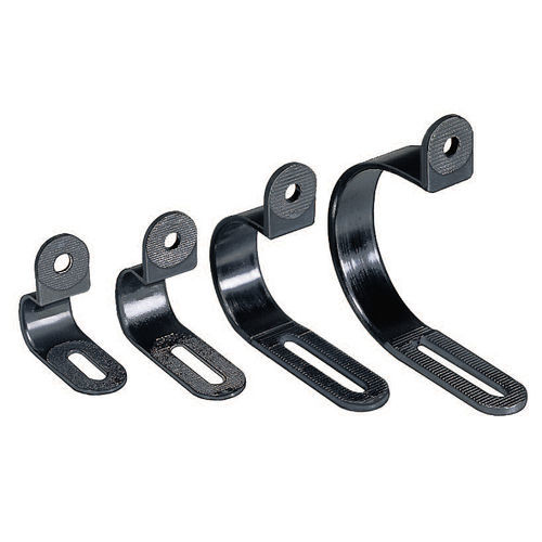 Collier pour câble électrique en PA6 - SES-CX - SES-STERLING - avec montage à vis / réglable
