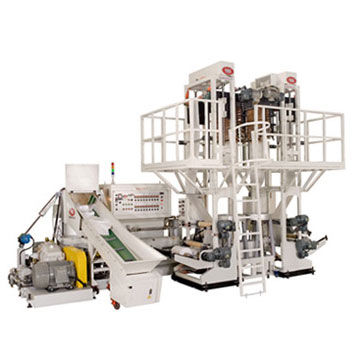 Ligne d'extrusion monocouche - HDN series - Ye I Machinery Factory Co. Ltd. - de film par gonflage / pour thermoplastiques / pour HDPE