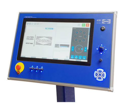 Commande CNC pour machine de découpe plasma - 6010 - ZINSER GmbH - 32 axes / tactile / EtherCAT