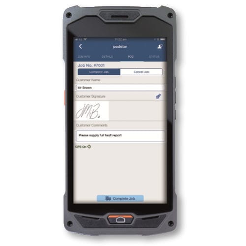 Ordinateur de poche Androïd - TS5000 - Belgravium - Android 7 / ARM® Cortex™ A7 Quad Core / GPS