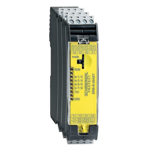 Module d'entrée de sécurité - SRB-E-204PE  - SCHMERSAL - pour capteur / sur rail DIN / enfichable