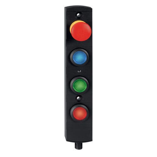 Boîte à boutons à 3 boutons - BDF40 - SCHMERSAL - IP65 / d'arrêt d'urgence