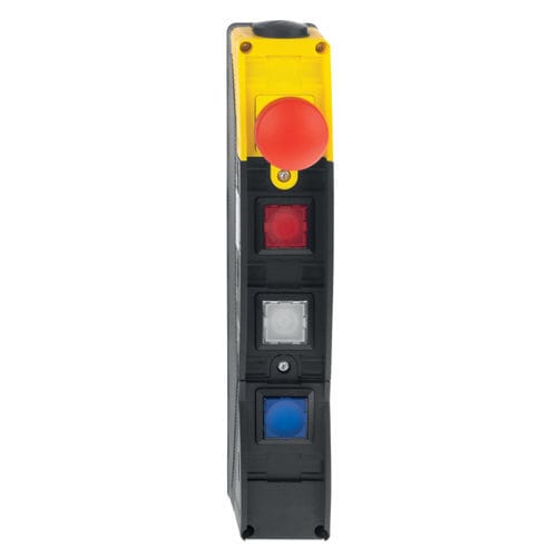 Boîte à boutons en thermoplastique - BDF200 series - SCHMERSAL - à 4 boutons / à témoin LED / d'arrêt d'urgence
