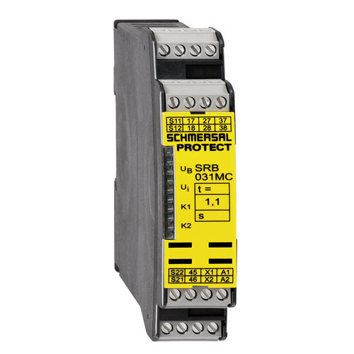 Relais de sécurité pour barrière immatérielle - SRB031MC series - SCHMERSAL - sur rail DIN