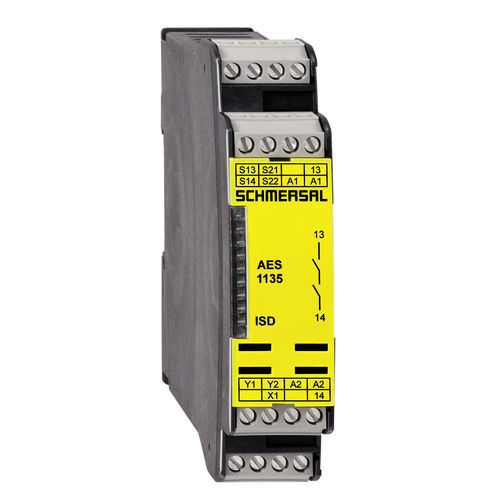 Relais de sécurité sur rail DIN - AES 113x series - SCHMERSAL - mono-canal