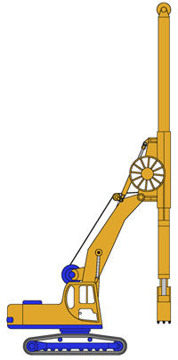 Foreuse à paroi moulée - MPK-300 - MODELCO - sur chenilles / rotative / hydraulique