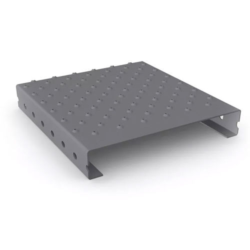 Caillebotis en acier galvanisé - Aderstep N - Meiser - en aluminium / en inox / à surface pleine