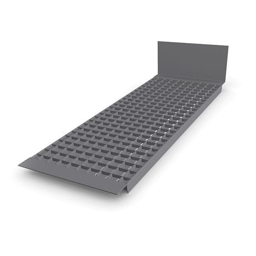 Caillebotis en métal - Meiser - à mailles rectangulaires / pour étagère / pour rayonnage