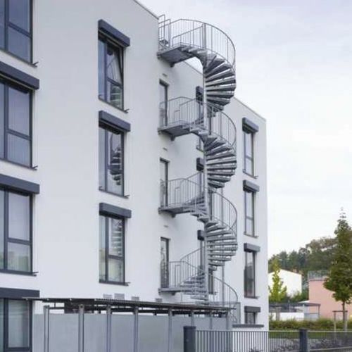 Escalier en colimaçon - Meiser - métallique / anti-incendie