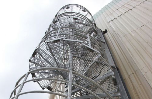 Escalier en colimaçon - Meiser - d'extérieur / métallique / de chantier