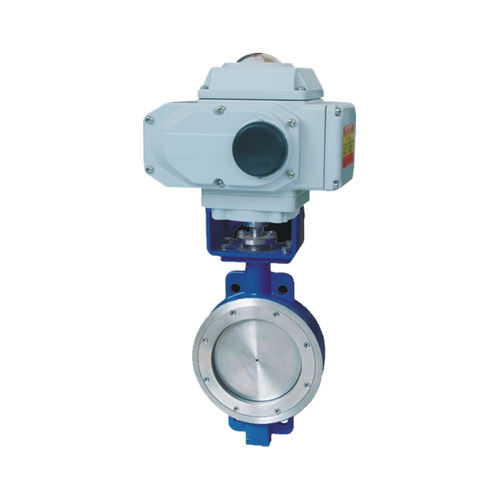 Vanne papillon - D971H-16P/R, DNV, CE - Zhejiang Kangsaite Valve Co., Ltd. - à actionneur électrique
