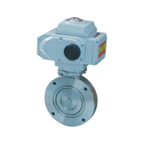 Vanne papillon - D971X-10P/R, DNV, CE - Zhejiang Kangsaite Valve Co., Ltd. - électrique / de régulation / pour le vide poussé