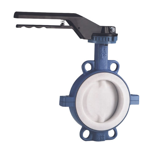 Vanne papillon - D71F -16C series - Zhejiang Kangsaite Valve Co., Ltd. - à levier / pour l'eau / revêtue en PTFE