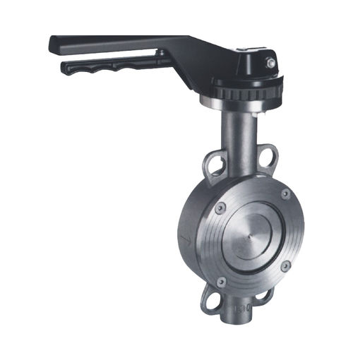 Vanne papillon - D71H-16P/R - Zhejiang Kangsaite Valve Co., Ltd. - à levier / pour l'eau / double excentration