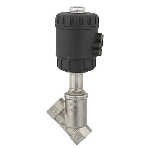 Vanne à commande pneumatique - DN15 - DN50 | DNV, CE - Zhejiang Kangsaite Valve Co., Ltd. - à siège incliné / 2/2 voies
