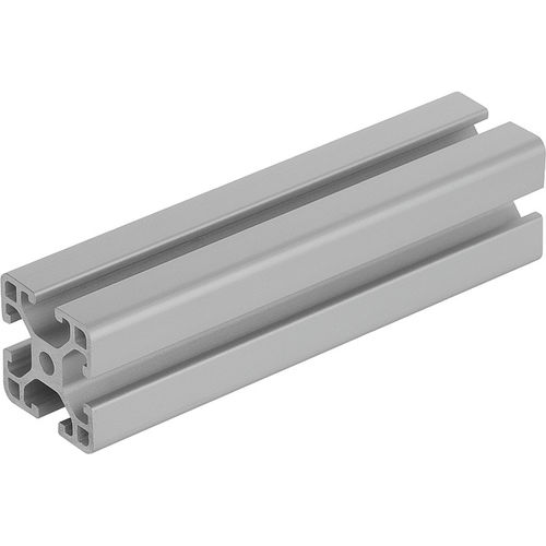 Profilé en aluminium - 10025 - norelem - Éléments standard mécaniques - rainuré / rectangulaire / de construction