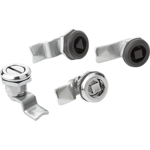 Loquet 1/4 tour - 05561 - norelem - Éléments standard mécaniques - en acier / en zinc / en laiton