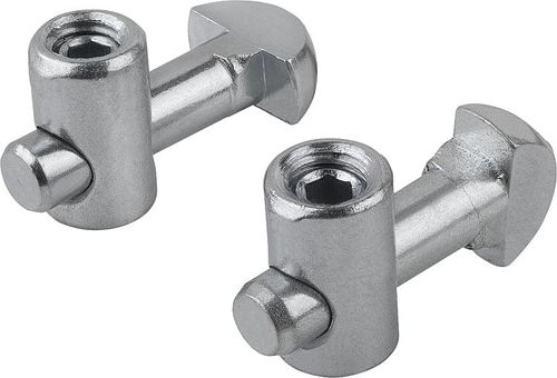 Élément de fixation pour profilés en aluminium - 10204 - norelem - Éléments standard mécaniques - en acier zingué