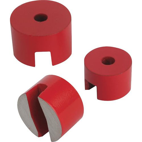 Aimant en AlNiCo - 09098 - norelem - Éléments standard mécaniques - avec alésage