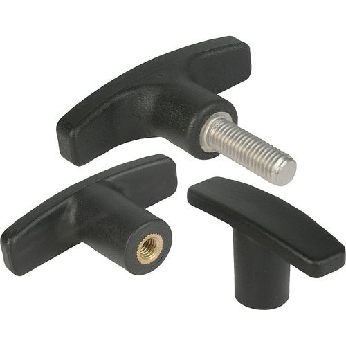 Poignée en thermoplastique - 06649 - norelem - Éléments standard mécaniques - en T / fixe
