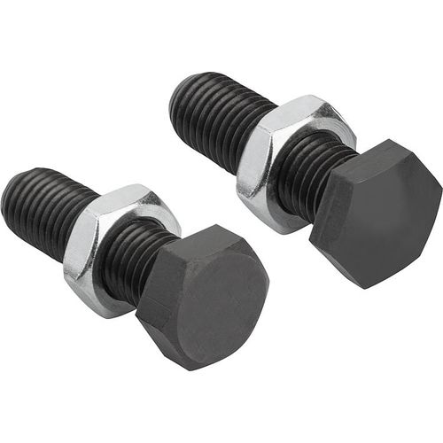 Boulon fileté - 03087 - norelem - Éléments standard mécaniques - à tête hexagonale / en acier