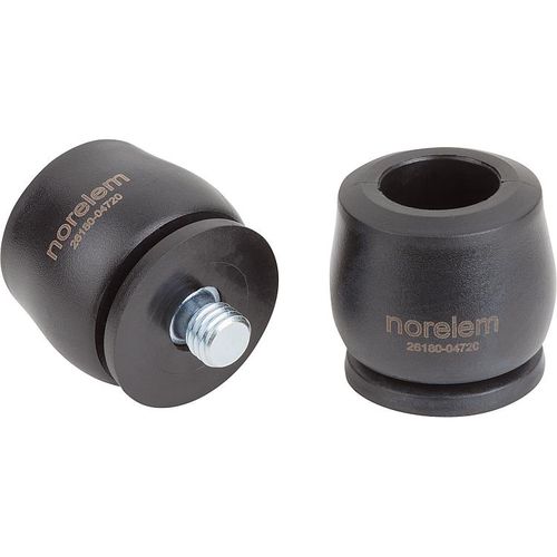 Amortisseur de structure - 26180 - norelem - Éléments standard mécaniques - de vibration / pour machines / en élastomère
