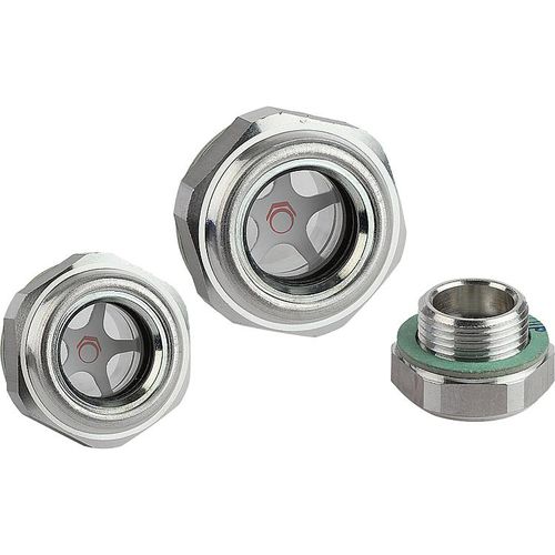 Indicateur de niveau d'huile - 28012 - norelem - Éléments standard mécaniques - visuel / en verre